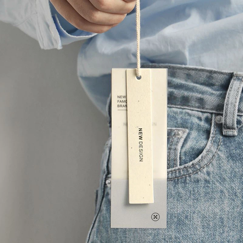 100% recycled hang tags