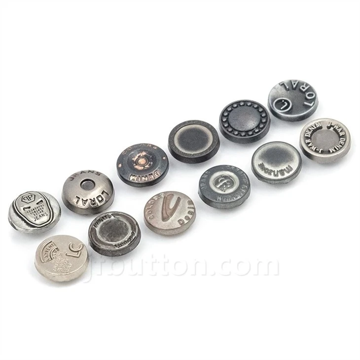 Jeans Rivets And Buttons