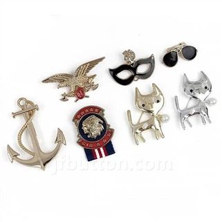 Dýrabrooches Búningaskartgripir