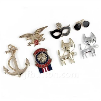 Dýrabrooches Búningaskartgripir