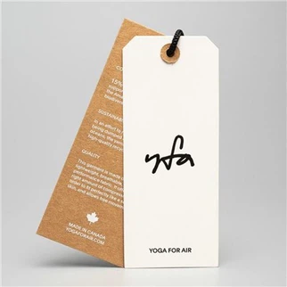 Kraft Paper Hang Tags Prentvæn
