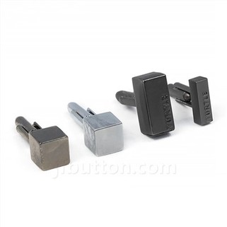 Silver Cufflinks Geometric