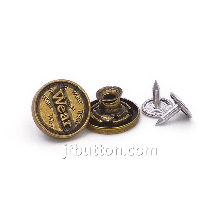 Metal Denim Buttons