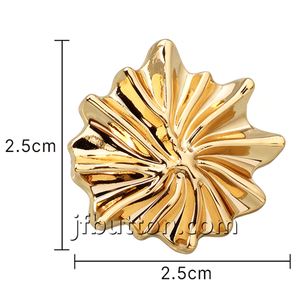 Metal Irregular Decorative Shank Button factory