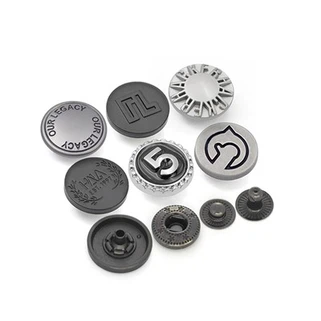 Málm smellur fyrir fatnað