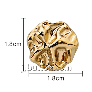 Metal Water Ripple Buttons