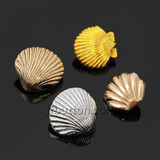 Shell Shank hnappur fyrir kápu