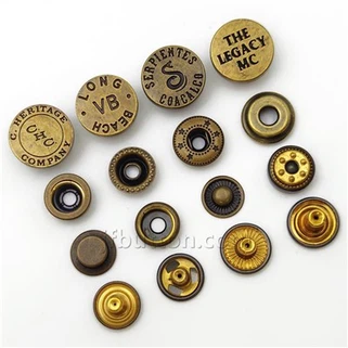 Snaps Fyrir leðurjakka