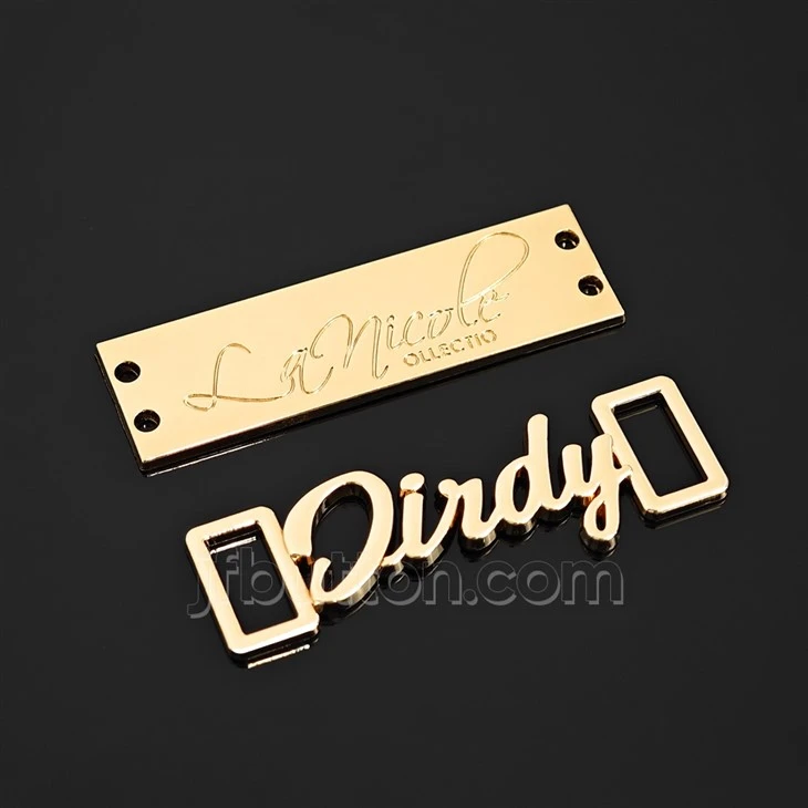 Engraved Metal Labels For Handbag factory