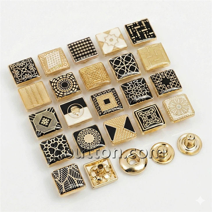 Islamic Thobe Metal Snap Buttons