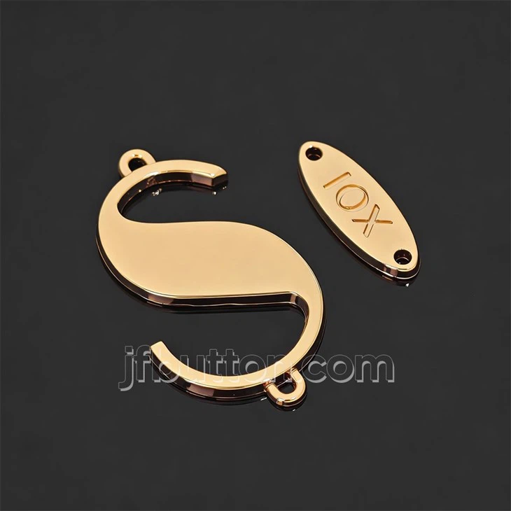 Screw Back Metal Logo Label factory