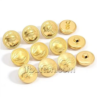 Gull skafthnappar Magn