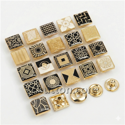 Islamic Thobe Metal Snap Buttons