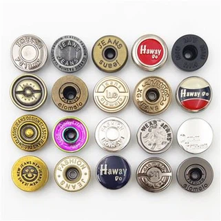 Hnappar fyrir denim gallabuxur