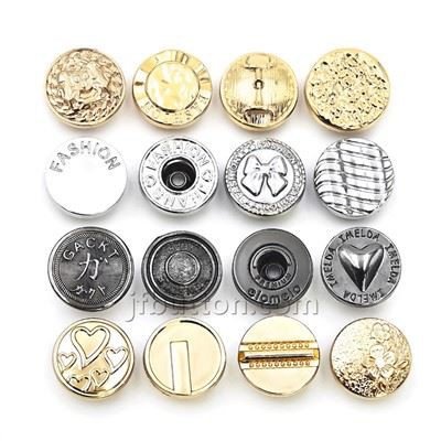 Metal Tack hnappur fyrir denim